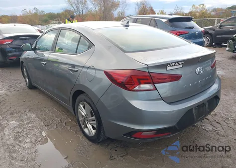 2019 Hyundai Elantra Sel из США, поврежденный, VIN KMHD84LFXKU770229